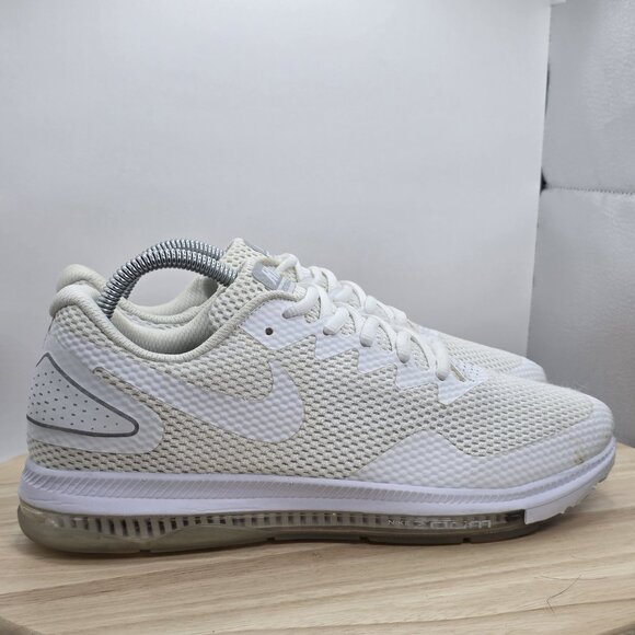Men's Nike Size 8.5 Zoom All Out Low 2 AJ0035-100 White Road Running Shoes - Picture 3 of 10